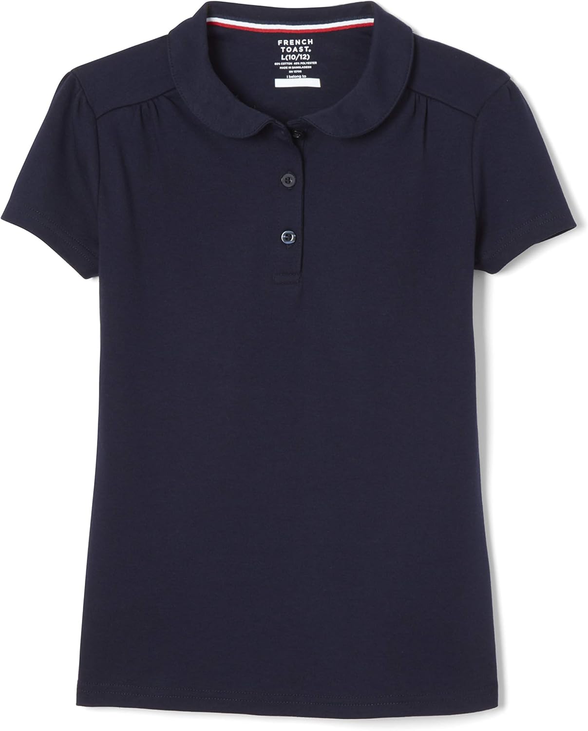 Girls' Short Sleeve Peter Pan Collar Polo
