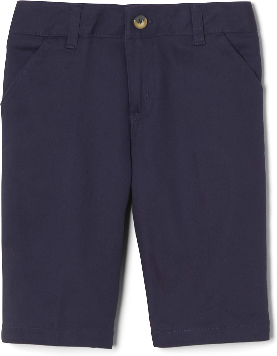 Girls' Adjustable Waist Stretch Twill Bermuda Short