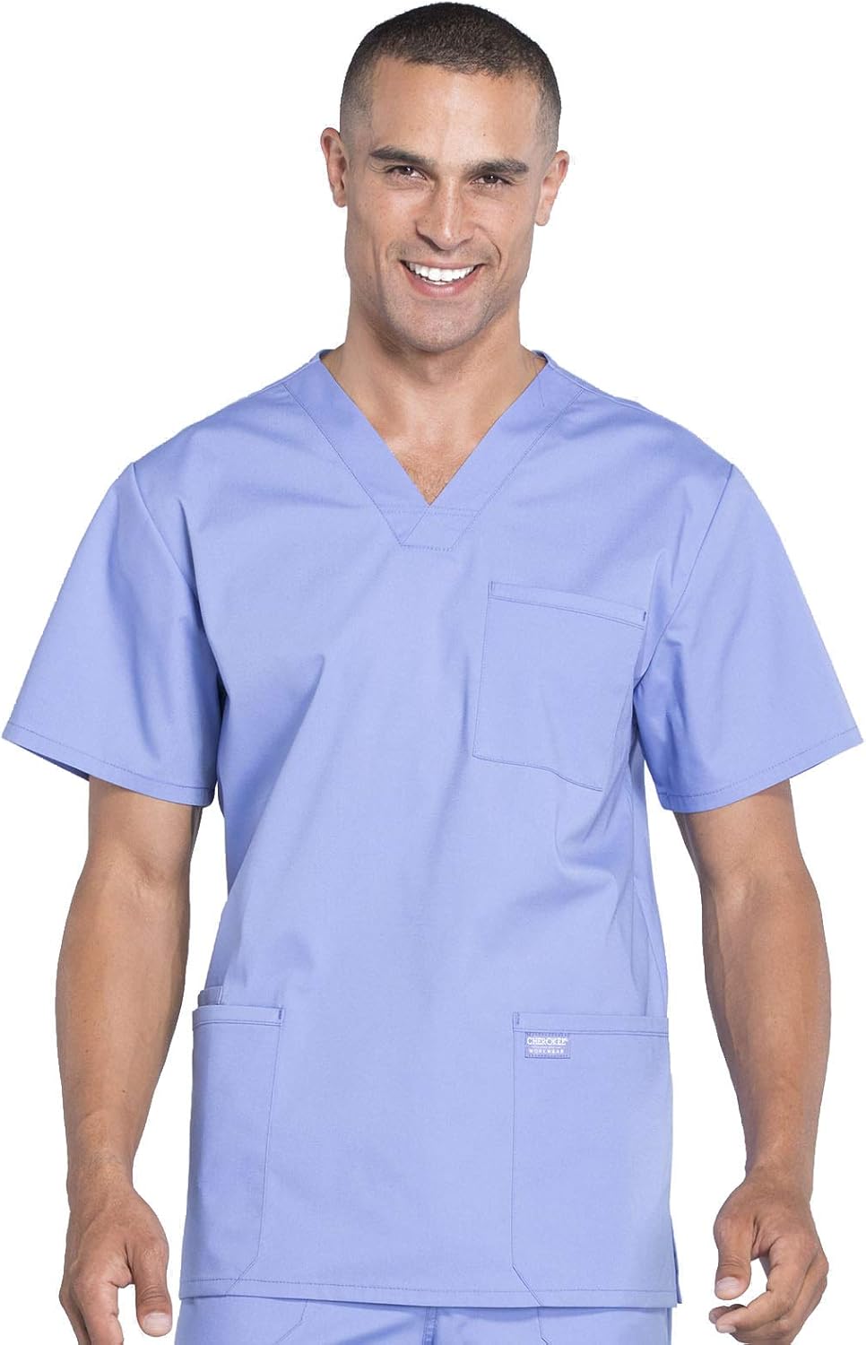 Scrubs for Men Workwear Professionals V-Neck 4 Pocket Scrub Top WW695