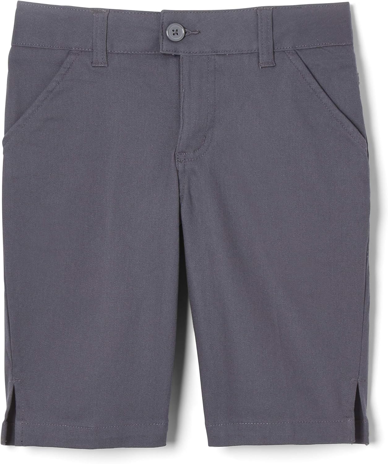 Girls' Adjustable Waist Stretch Twill Bermuda Short