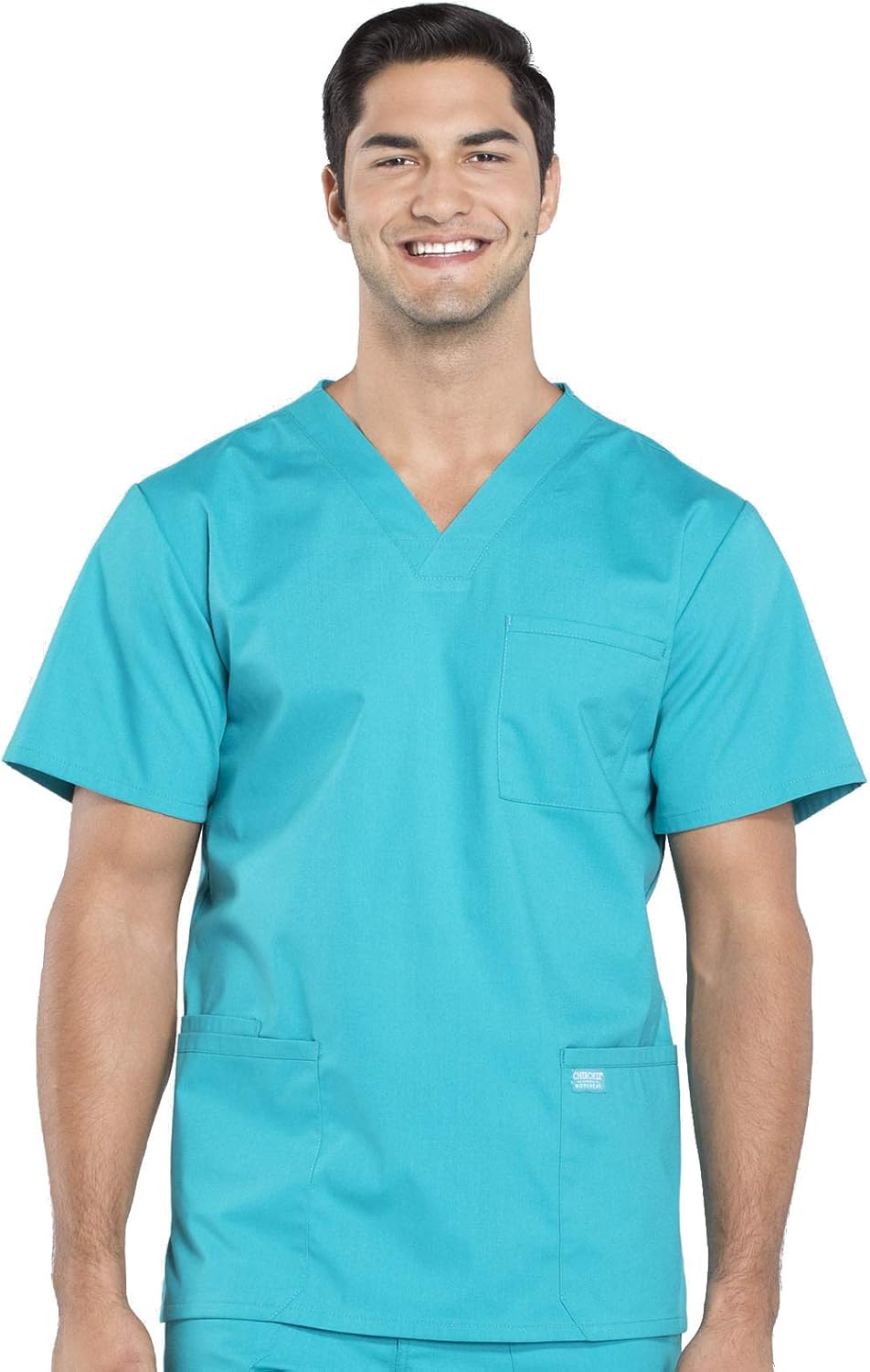 Scrubs for Men Workwear Professionals V-Neck 4 Pocket Scrub Top WW695