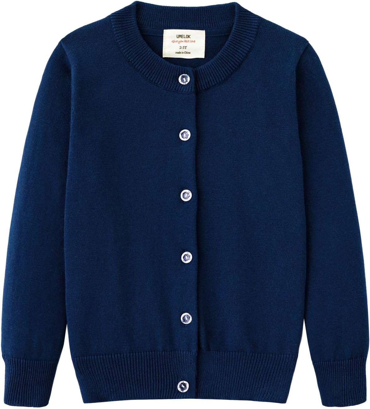 Cardigans Sweater Cotton Button Solid Long Sleeve
