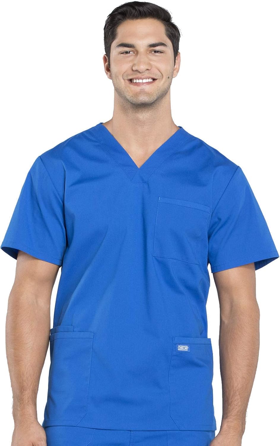 Scrubs for Men Workwear Professionals V-Neck 4 Pocket Scrub Top WW695