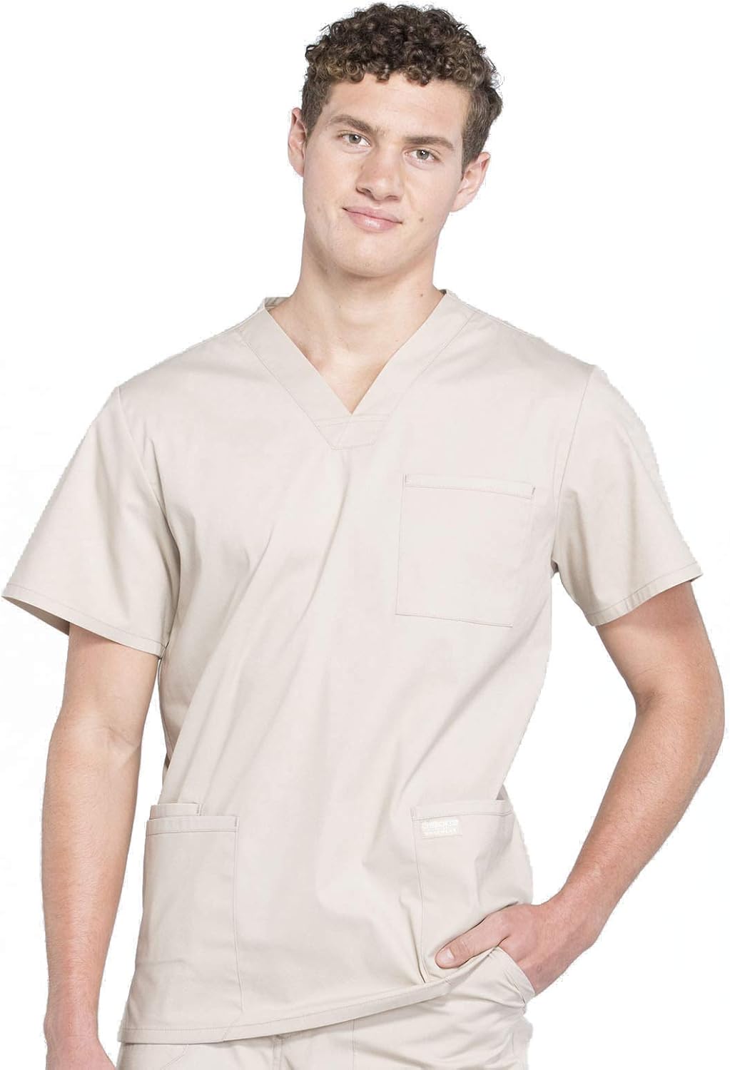 Scrubs for Men Workwear Professionals V-Neck 4 Pocket Scrub Top WW695