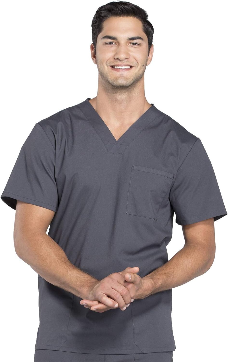 Scrubs for Men Workwear Professionals V-Neck 4 Pocket Scrub Top WW695