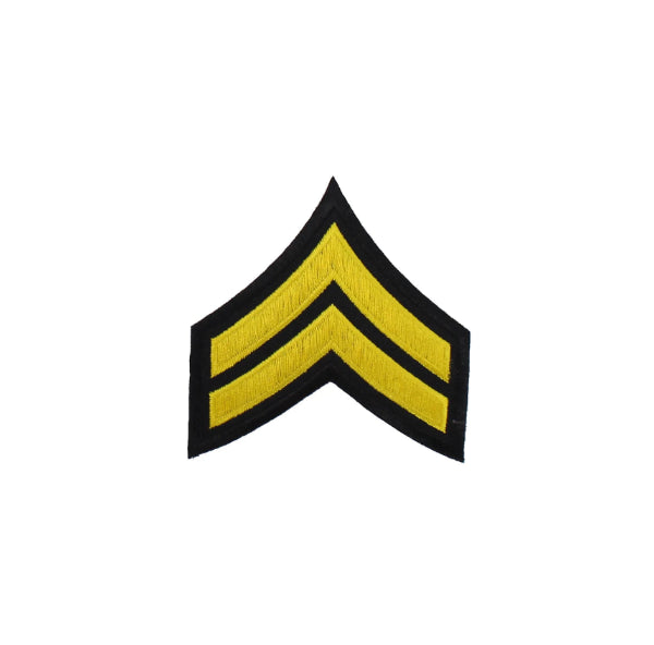 Corporal Chevron (Gold on Black)