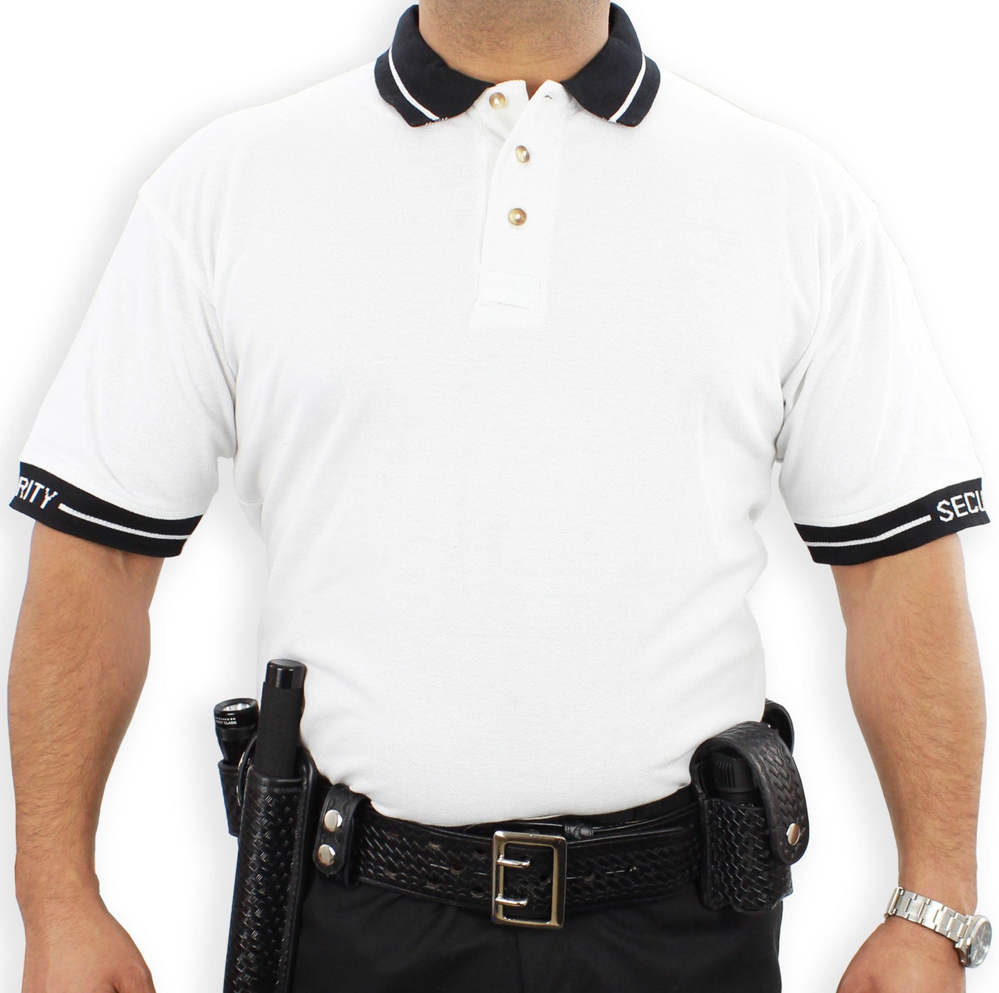 First Class Polycotton Security shortsleeve Polo Shirt