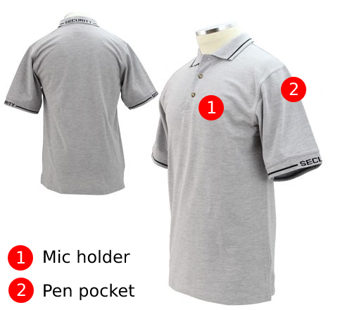First Class Polycotton Security shortsleeve Polo Shirt