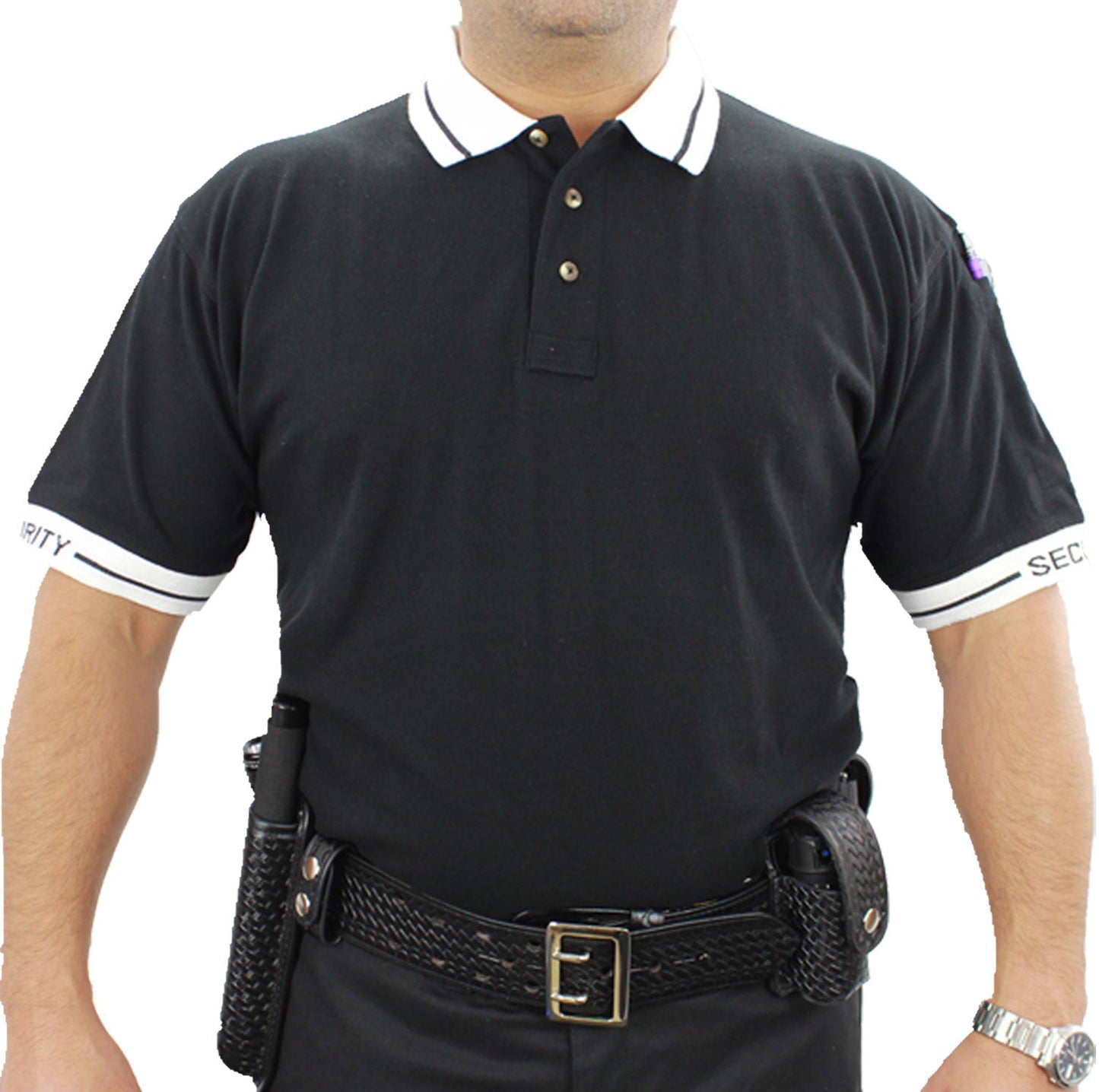 First Class Polycotton Security shortsleeve Polo Shirt