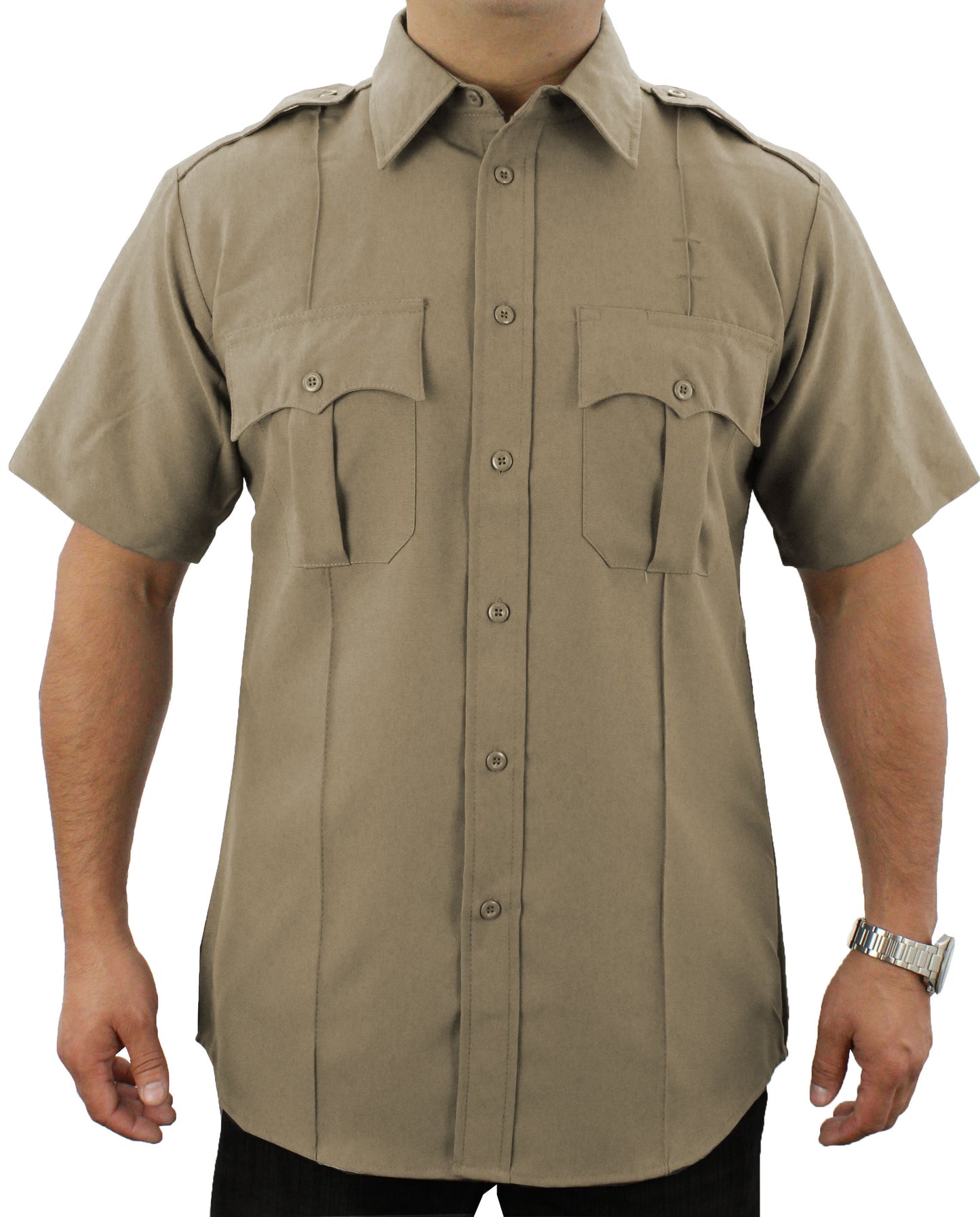 FIRST CLASS 100% POLYESTER SHORT SLEEVE UNIFORM SHIRT