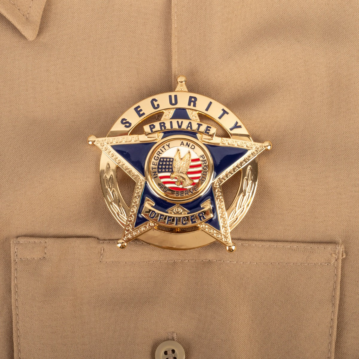 FIRST CLASS 100% POLYESTER SHORT SLEEVE UNIFORM SHIRT