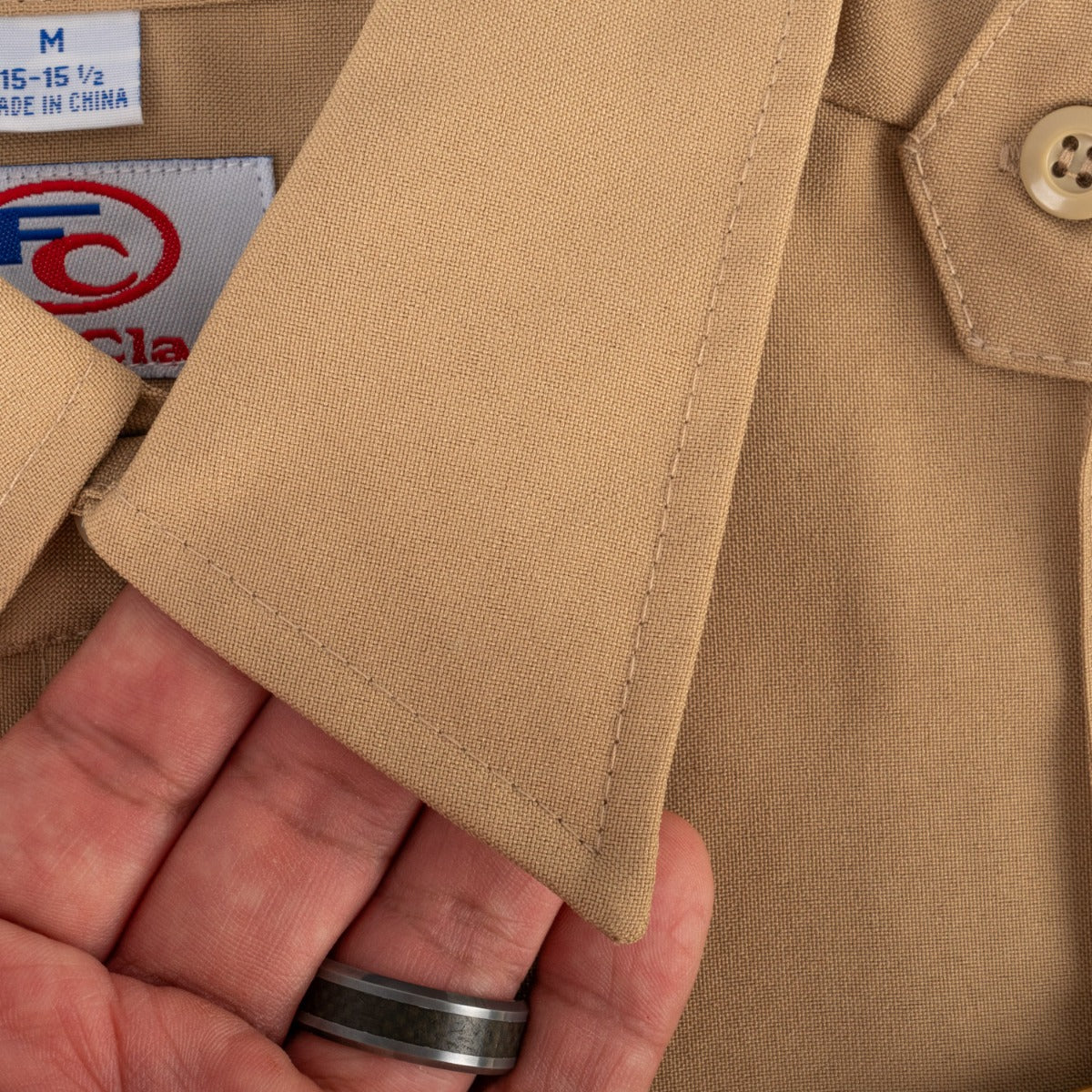 FIRST CLASS 100% POLYESTER SHORT SLEEVE UNIFORM SHIRT