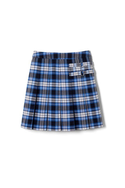 Women's basic mini A-line skirt, school uniform customization.