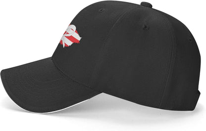 Classic Baseball Caps Adjustable Sandwich Cap, Black Casquette Hats Outdoor Trucker Hat