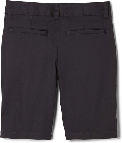 Girls' Adjustable Waist Stretch Twill Bermuda Short