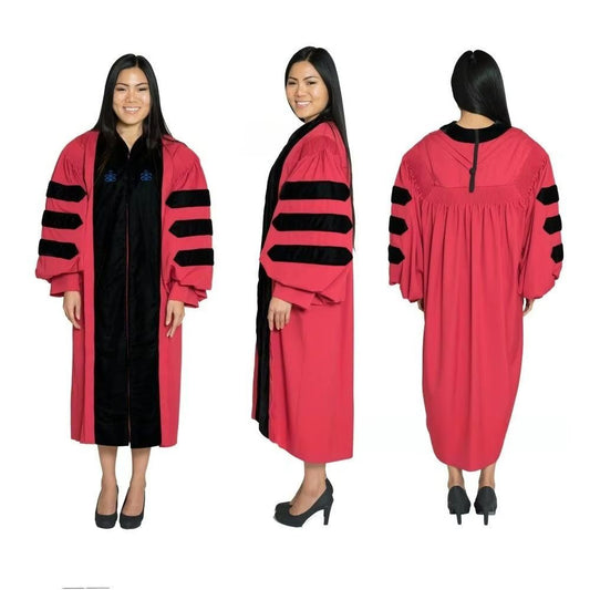 GraduationMall Graduation Doctoral Hood for Philosophy PhD Degree Deluxe Doctorate Academic Hood