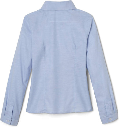 Girls' Long Sleeve Oxford Blouse