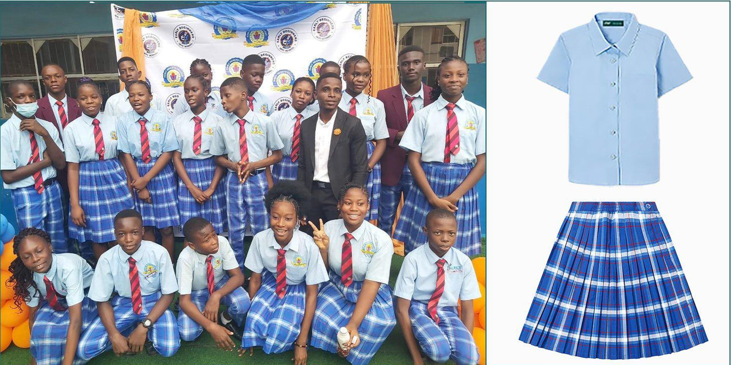 Girls Button Down Shirts Kids Long Sleeve Dress Shirts School Uniform Blouse 5-14 Years
