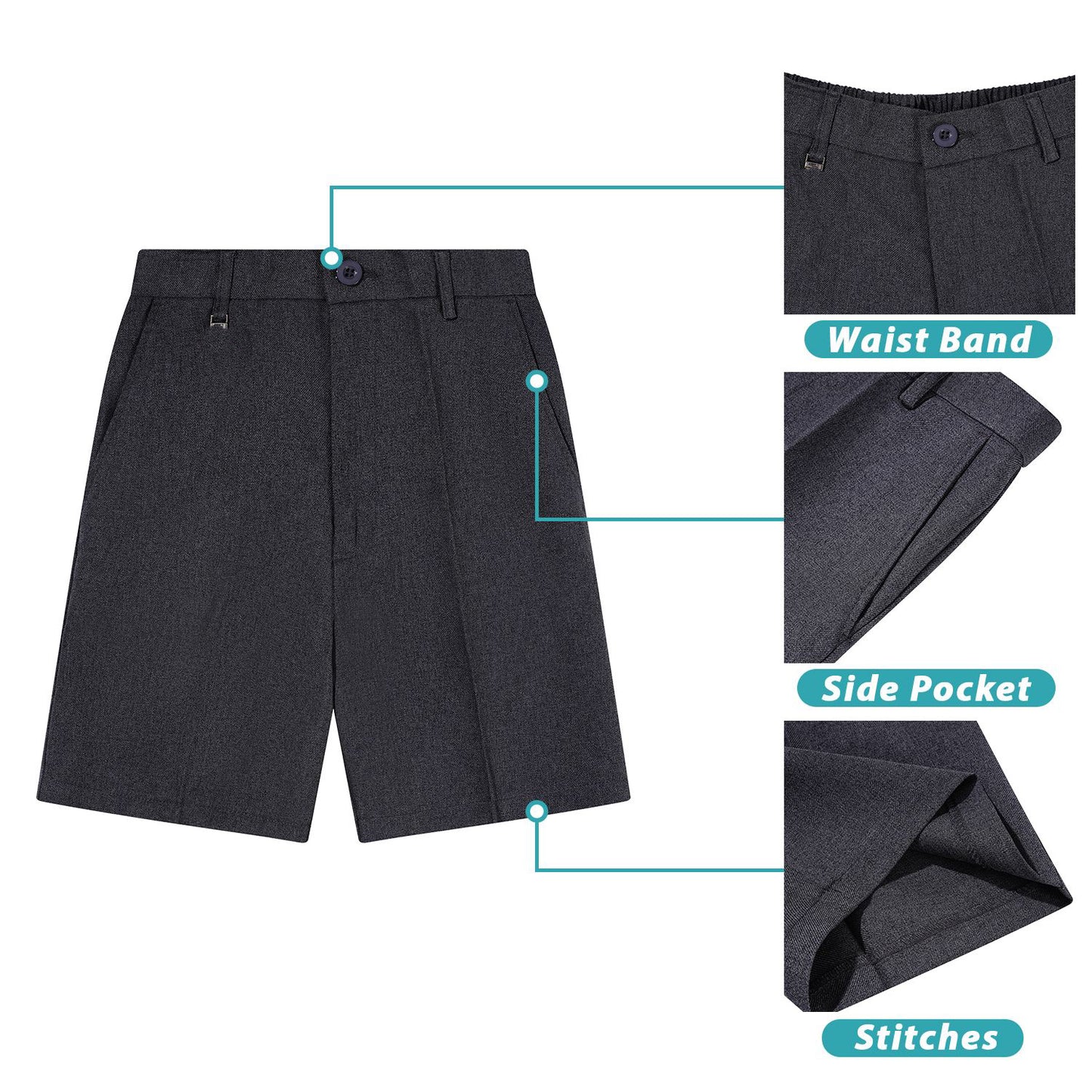Ultra Performance Mens 5 Pack Athletic Running Shorts, Loose fit Basketball Gym Workout Shorts for Men with Zippered Pockets