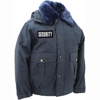 Custom Security Guard Bomber Jacket with Reflective Security Winter Coat