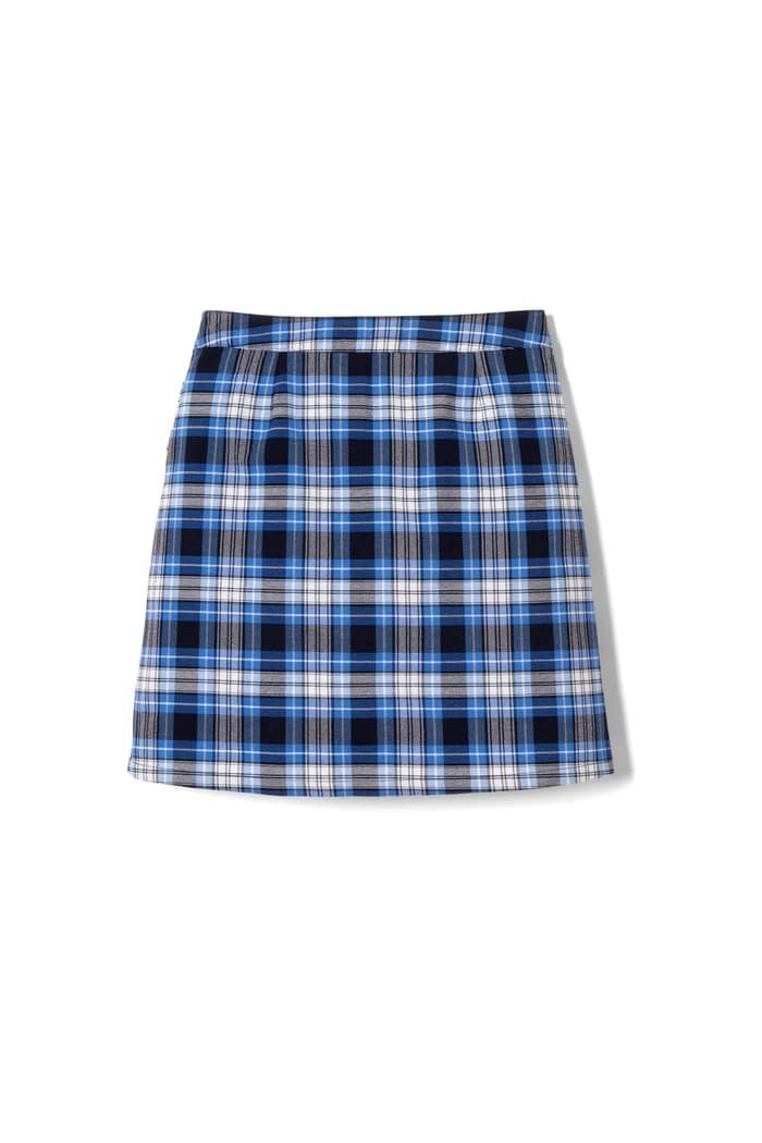 Women's basic mini A-line skirt, school uniform customization.