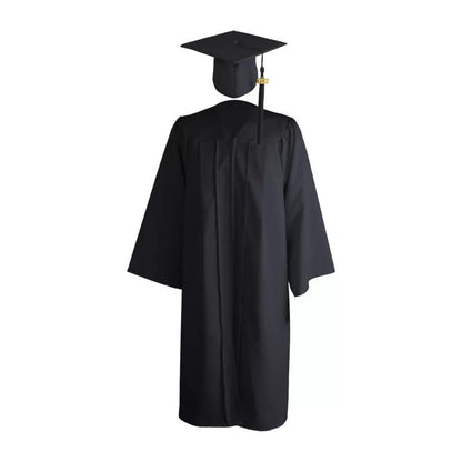 Matte Graduation Gown Cap Tassel Set 2026 for High School and Bachelor