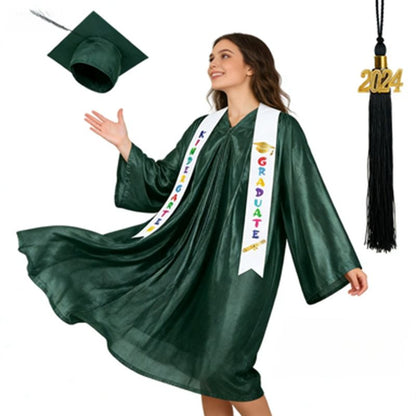 Unisex Matte Choir Robe, Suitable for Adults in Church, Graduation Attire.