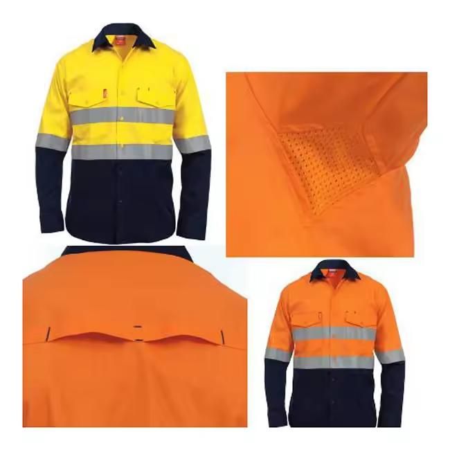 Wholesale Winter Two Piece Reflective Safety Work Wear for Worker Uniform Jacket