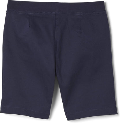 Girls' Big Pull-On Cotton Twill Shorts with Pockets