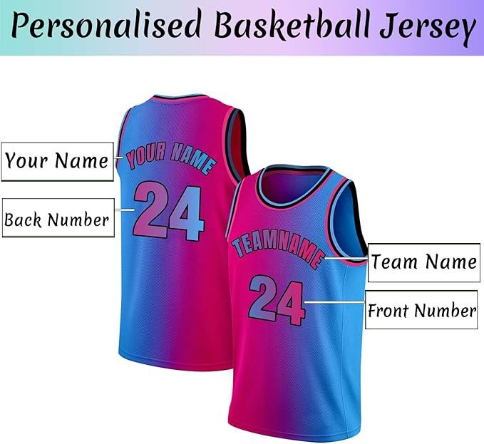 Custom Men Youth Basketball Jersey Printed or Stitched Personalized Name and Number Athletic Sportswear