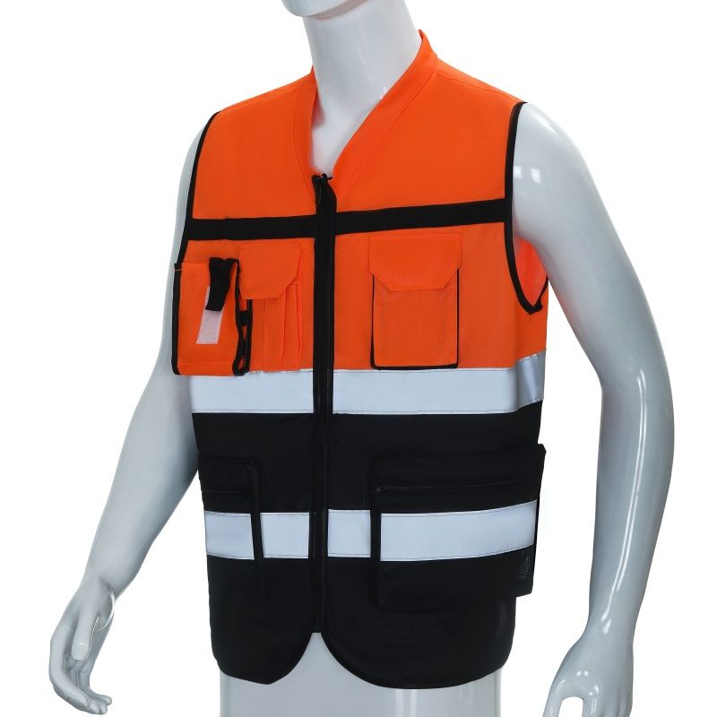 Vest Security Mens Reflective Safety Vest Stab Traffic Clothes