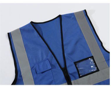 120g Heavy Knitted Fabric with Circular Lock Edge Reflective Vest, Work Fishing Vest, Traffic Volunteer