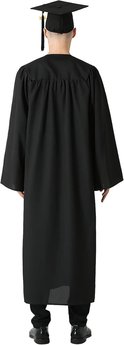 Unisex Matte 4 PCS Graduation Cap and Gown