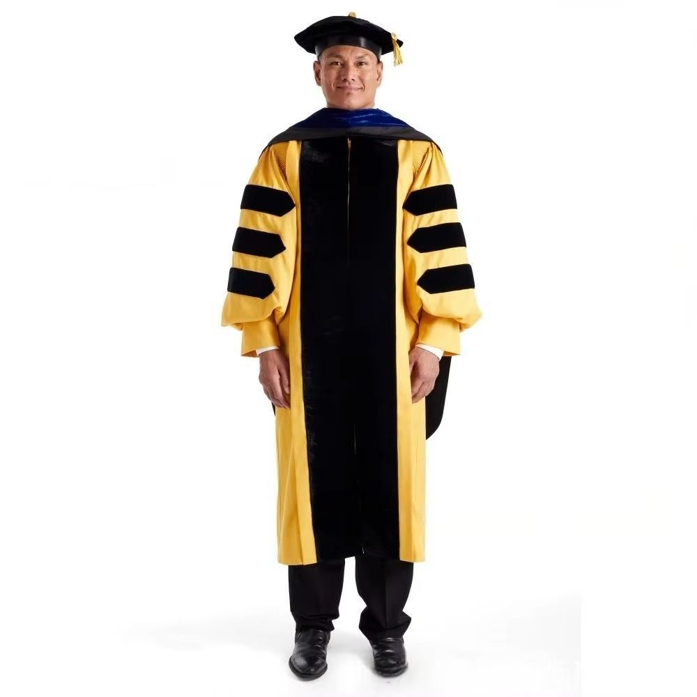 GraduationMall Graduation Doctoral Hood for Philosophy PhD Degree Deluxe Doctorate Academic Hood