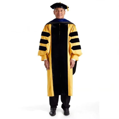 GraduationMall Graduation Doctoral Hood for Philosophy PhD Degree Deluxe Doctorate Academic Hood