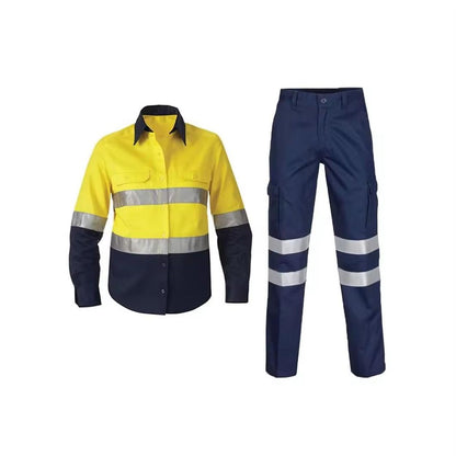 Wholesale Winter Two Piece Reflective Safety Work Wear for Worker Uniform Jacket