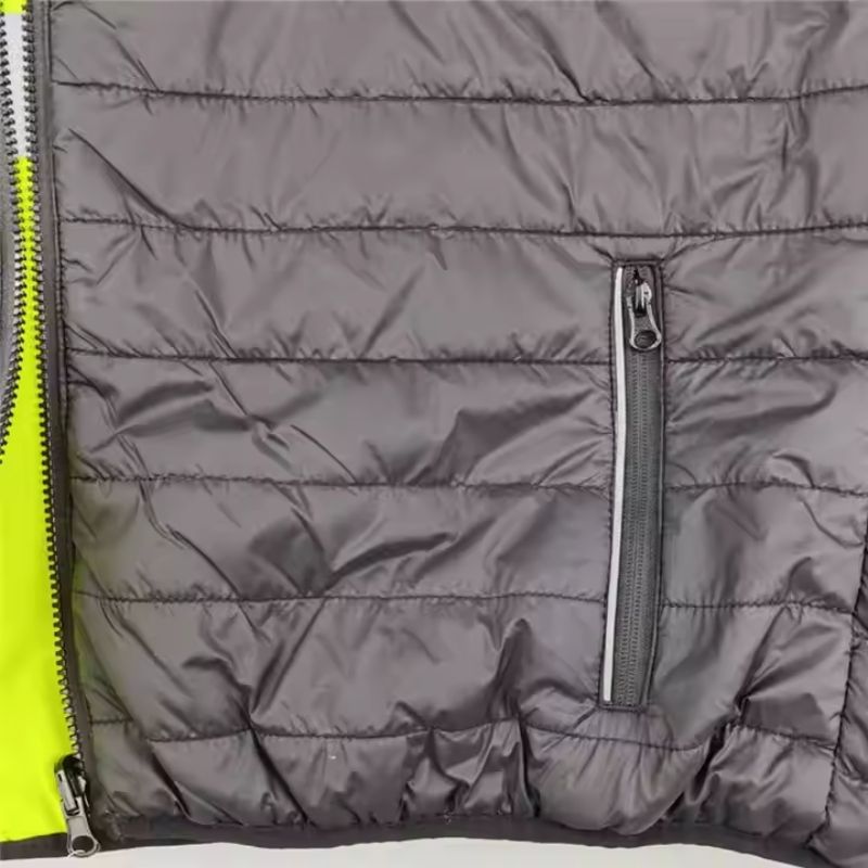 Hi Vis Construction Winter Polyester Reflective Work Wear High Visibility Safety Vest