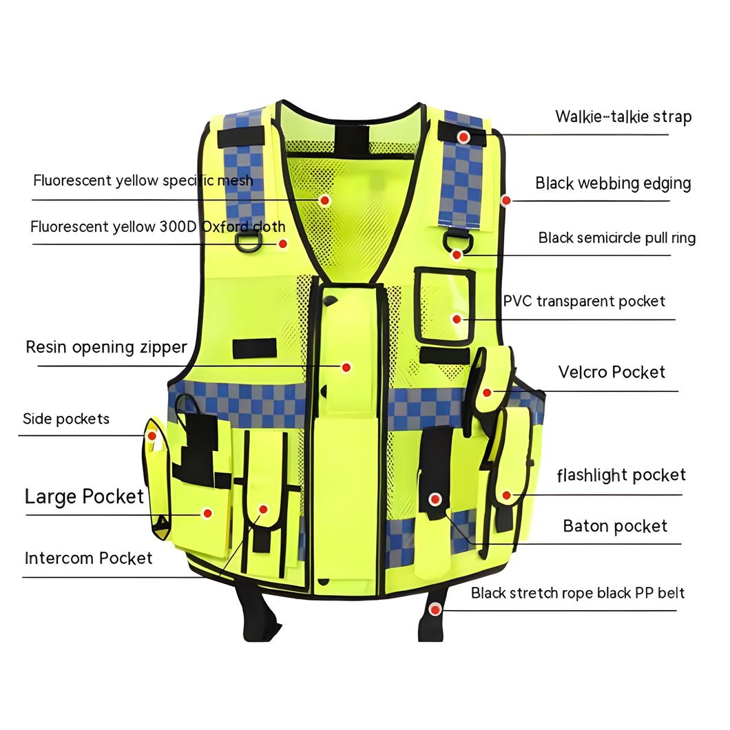 Wholesale High Visibility Safety Reflection Vest Reflective Vest Hi Vis Vest