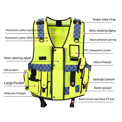 Wholesale High Visibility Safety Reflection Vest Reflective Vest Hi Vis Vest