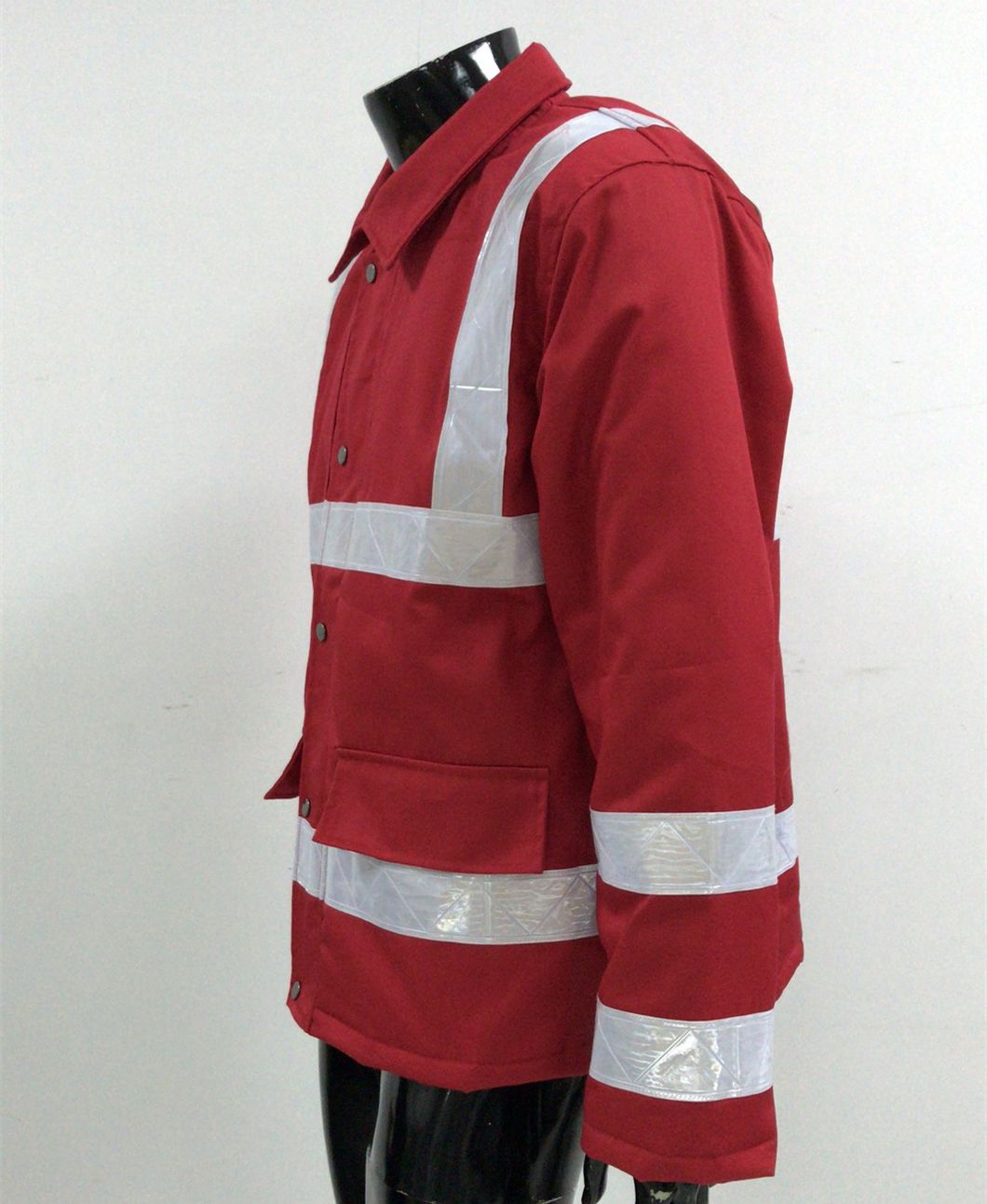 Fashion Mechanic Workwear Yellow Uniform Hi Vis Safety Jacket Reflective High Visibility Heavy Duty Water Resistant Outdoor Coat