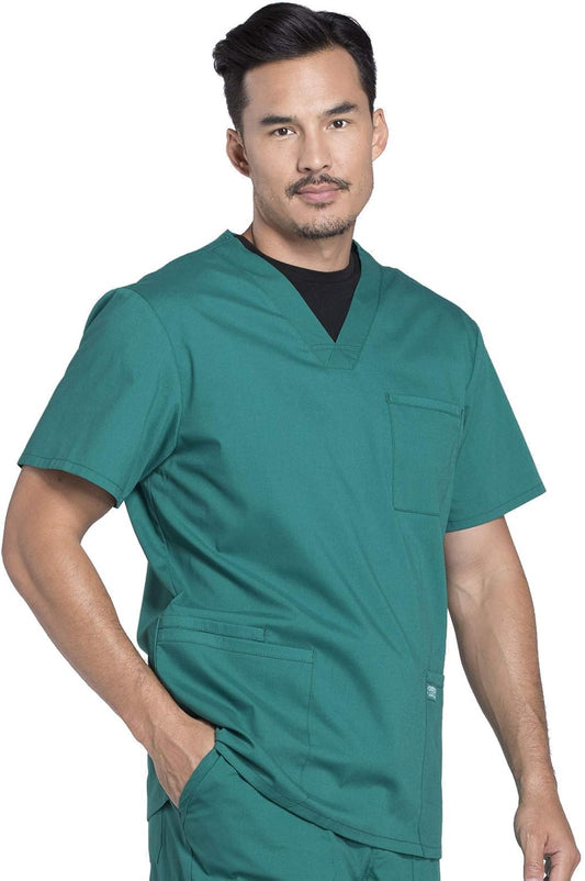 Scrubs for Men Workwear Professionals V-Neck 4 Pocket Scrub Top WW695