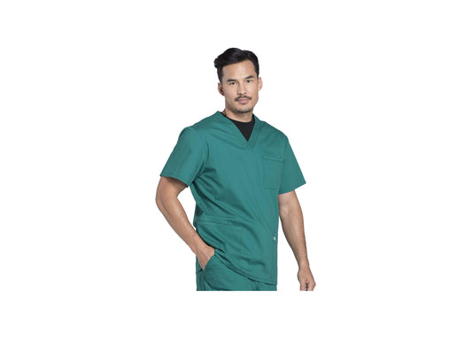Scrubs for Men Workwear Professionals V-Neck 4 Pocket Scrub Top WW695