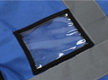 120g Heavy Knitted Fabric with Circular Lock Edge Reflective Vest, Work Fishing Vest, Traffic Volunteer