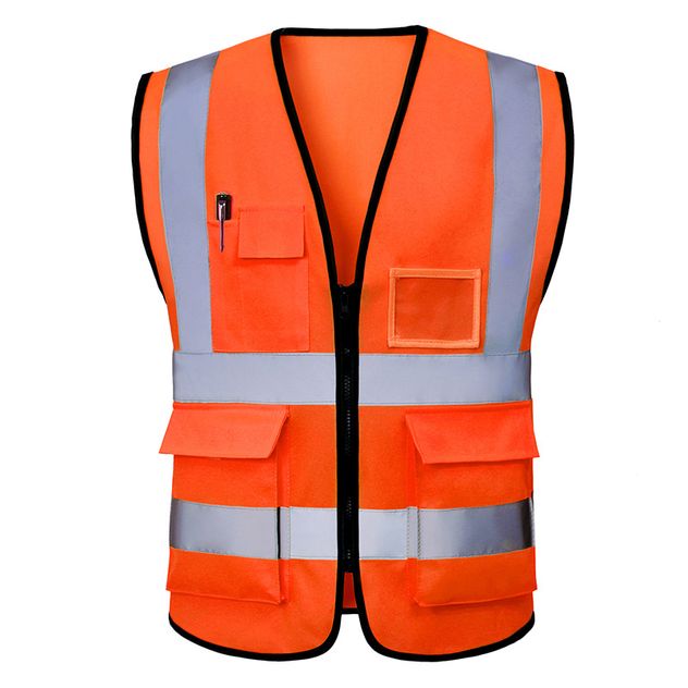 High Visibility Reflective Safety Vest for Outdoor Work