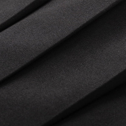 Uniform Pleated Scooter Skirt with Under Shorts Pull On Elastic Waist Skirt