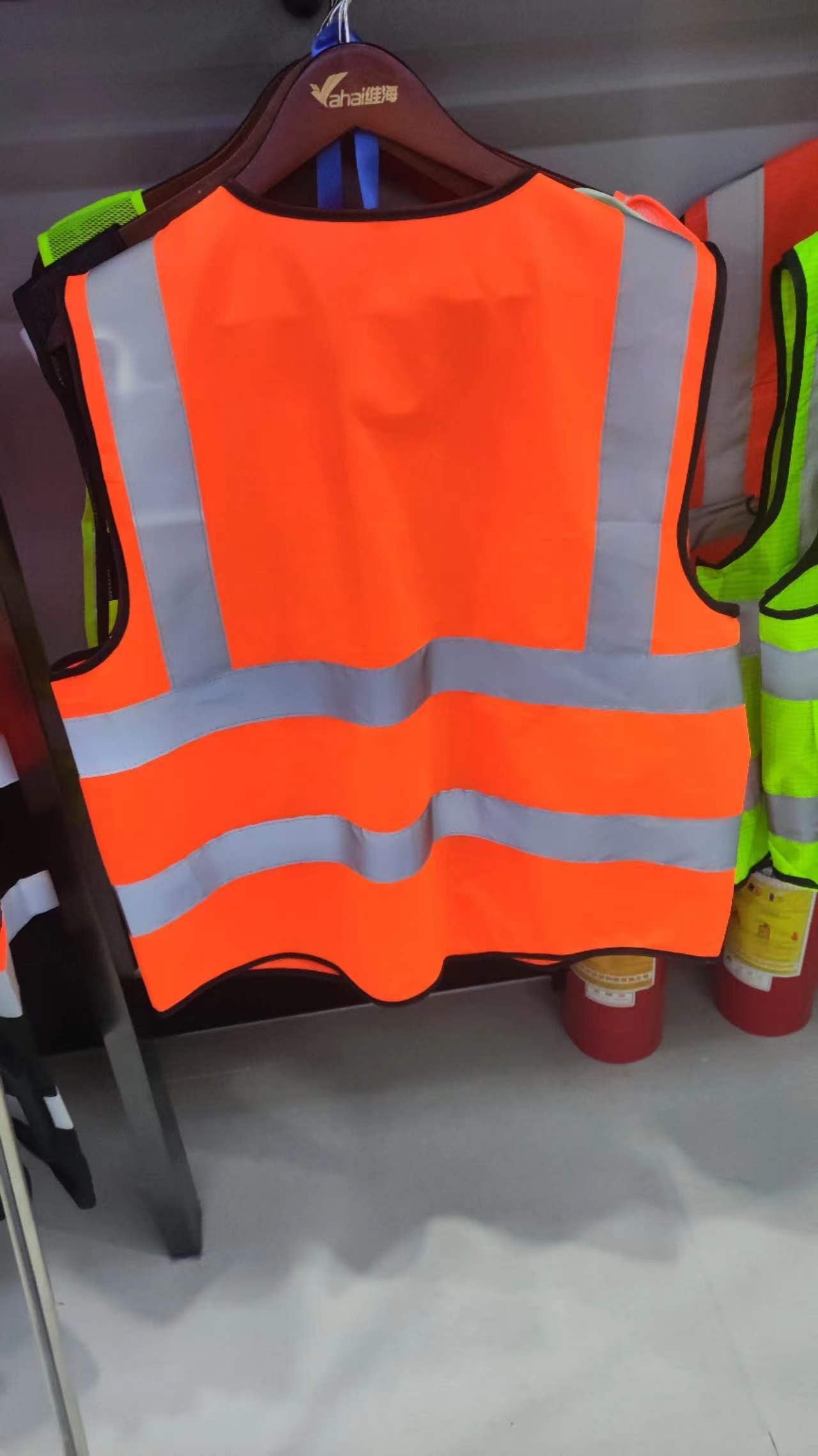 120g Heavy Knitted Fabric with Circular Lock Edge Reflective Vest, Work Fishing Vest, Traffic Volunteer