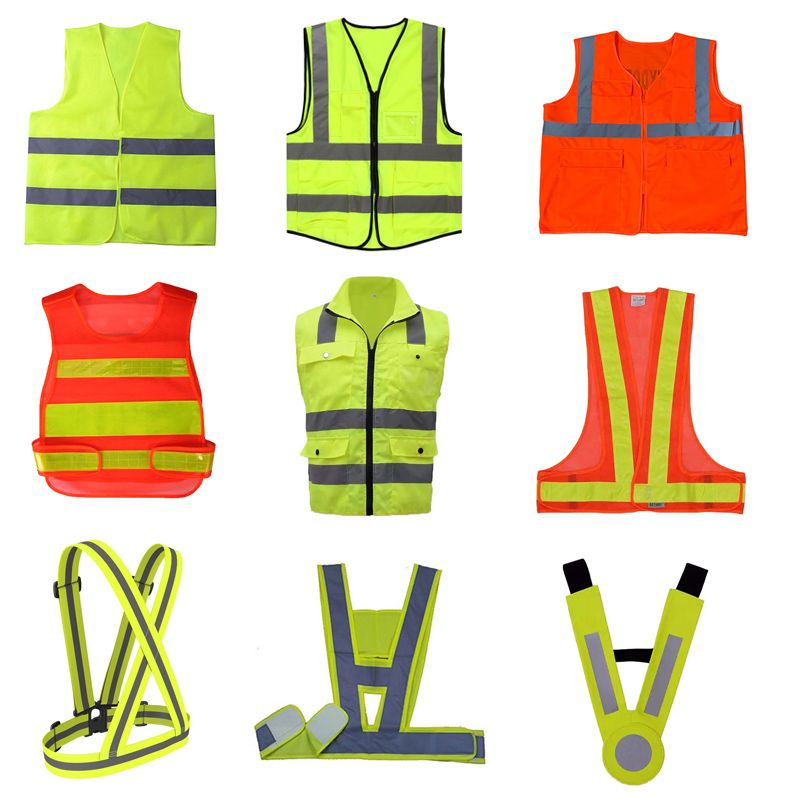 Mesh Fabric LED Flash Road Safety Reflective Vest