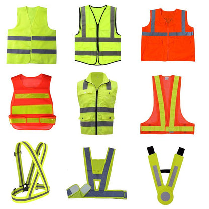 Mesh Fabric LED Flash Road Safety Reflective Vest