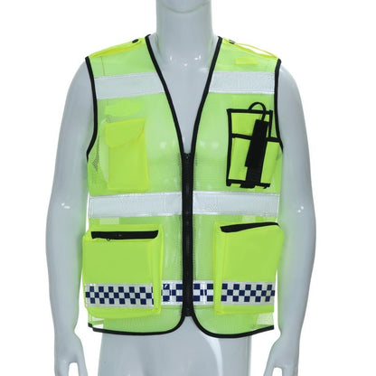 Vest Security Mens Reflective Safety Vest Stab Traffic Clothes