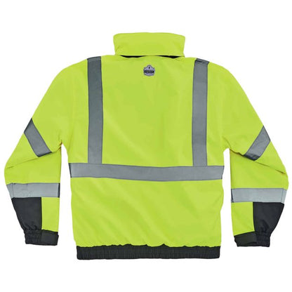 Men's Reflective Hi-Vis 3-in-1 Waterproof Work Coat Construction Transportation